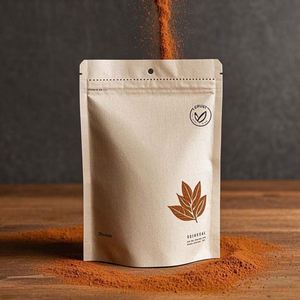 Diseño personalizado huecograbado impreso antiapelmazamiento grado alimenticio Stand-Up bolsa de humedad para especias proteína en polvo hornear a granel - Product Image 3