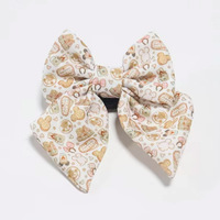 Noeud papillon pour animaux de compagnie personnalisé en sublimation, Noël, Halloween, en velours côtelé, réglable, coloré, durable, accessoires pour chat et chien, marin