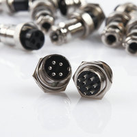 Fournisseur GX12 12M Connecteur 2-7 Pin Aviation Plug Femelle/Mâle rond Soudure Fonction étanche