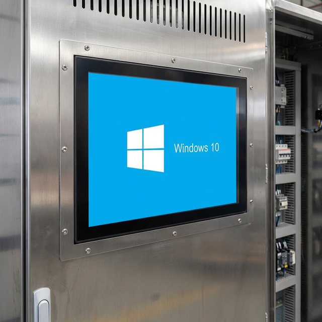 19 Inch Industrial Touch Monitor, Embedded Panel Mount HMI Display with USB Touch