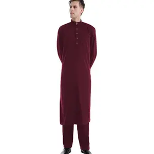 Exclusive Swing Perfect Fitting Color Islamic Men's Big Robe,Solid Color,Cross-border Hui Robe