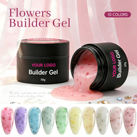Gel de construction pour ongles, prix usine OEM, vente en gros, non toxique, pour salon de manucure, peinture d'art des ongles, gel dur pour extension d'ongles
