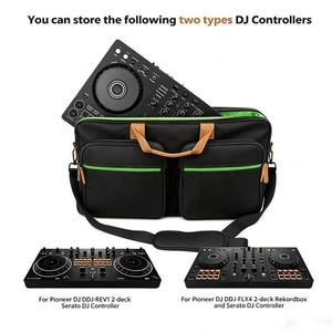 Mochila para <span class=keywords><strong>DJ</strong></span> <span class=keywords><strong>Pioneer</strong></span> <span class=keywords><strong>DDJ</strong></span> FLX4/<span class=keywords><strong>DDJ</strong></span> <span class=keywords><strong>400</strong></span>/<span class=keywords><strong>DDJ</strong></span> REV1, Correa Ajustable, Estuche Resistente para Equipos, Bolsa de Transporte para Viajes - Product Image 1