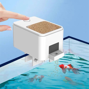水槽アクセサリー Wifiアプリ制御 魚用自動給餌器 魚タンク用フードディスペンサー 柔軟な量の調節 多重タイミング設定 - Product Image 3
