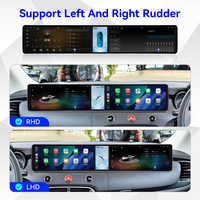 ZWNAV Écran double 12,3 pouces pour Fiat 500X 2014-2019 Android 15 CarPlay sans fil DSP GPS Autoradio Stéréo Lecteur 4G WiFi 360 OEM