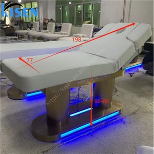 KISEN Luxury Electric Beauty <b>Bed</b> with 4 Motors Cosmetic <b>Lash</b> <b>Bed</b> Modern Design for Salon Equipment Facial Spa <b>Bed</b> - Product Image 5