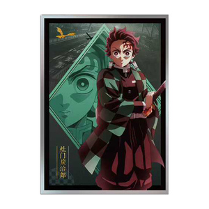 Lot de 100 cartes de collection Wisteria Flower Culture A5 Demon CCG Slayer Card Kamado 14,8*21 CM, grande taille, boîte mystère, fournitures pour diffusion en direct - Product Image 3