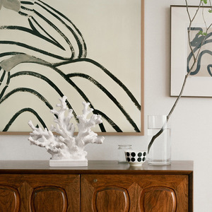 Adorno de coral simulado de resina, decoración realista para el hogar, para sala de estar, mueble de TV, mueble para vino, entrada - Product Image 2