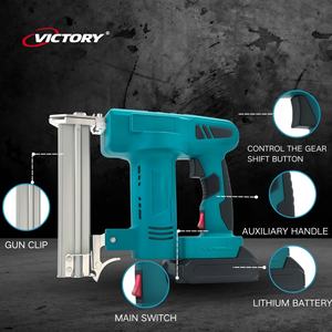 Pistolet à clous et <span class=keywords><strong>agrafeuse</strong></span> électrique sans fil 2 en 1 de qualité industrielle avec moteur sans balai Batterie 21V Capacité 160/min - Product Image 6