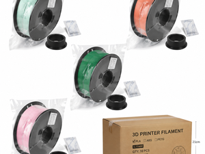 Filament PLA+ Mat Emir 1,75 mm 1 kg Texture givrée Sans traces de couches 8 couleurs Finition premium pour Bambu Lab Creality Prusa - Product Image 4