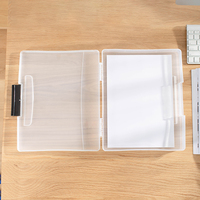 UCI-Archivador A4 para oficina y escuela, caja de plástico con soporte para documentos, venta al por mayor