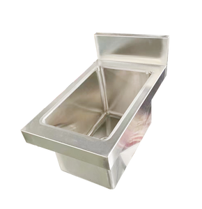 VICTORY KITCHEN Évier à bande de roulement industriel personnalisé Éviers de cuisine en acier inoxydable pour hôpital et restaurant de cuisine - Product Image 5