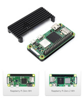 Waveshare PI-ZERO-CASE-B - Carcasa de Protección de Aleación de Aluminio para Raspberry Pi Zero Series, Compatible con Placas Zero / Zero 2 W