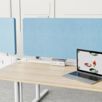 Multiprise de bureau sans fil OMNI Premium moderne avec 2 prises CA et 1 port USB-C, norme américaine pour le bureau