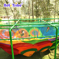 Parcours de corde en nylon durable personnalisé pour les enfants Parc d'aventure Équipement de terrain de jeu extérieur Produits d'amusement pour enfants