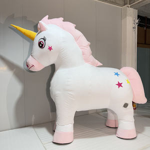 素敵な小さなポニーの馬のマスコット衣装2m 2.6mガーリードレスインフレータブル私の剛毛小さなポニーの馬の衣装毛皮の服 - Product Image 2