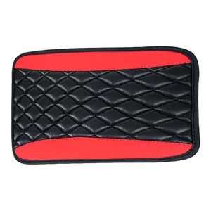 Universal Car Center Console Cushion Pad Center Console Leather Cover Waterproof Car Armrest Cover