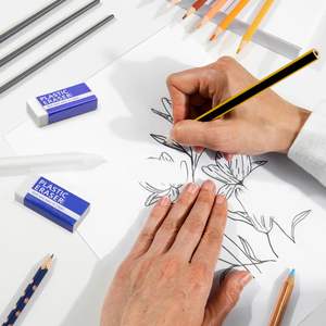 ممحاة رسم بلاستيكية من مادة PVC للمدرسة، ممحاة 2B مطاطية للاستخدام المكتبي، ممحاة ترويجية عالية الجودة - Product Image 4