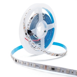 ไฟ LED 5050 RGBIC แบบแถบ ติดตั้งง่ายด้วยกาวในตัว ยืดหยุ่น 60 หลอด/เมตร แรงดันต่ำ 24V สร้างบรรยากาศหลากสีสัน แสง RGBIC แบบไหล - Product Image 6