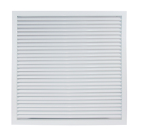 Grille de retour d'air en aluminium Offre Spéciale Ventilation porte/mur/plafond avec lames fixes