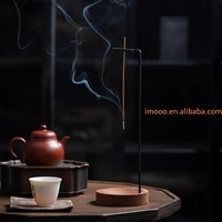 Support d'encens créatif en bois rond, plateau à bâtonnets d'encens, ornement décoratif pour chambre, maison, yoga, artisanat – Prix usine