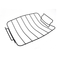 Grille à rôtir pour la cuisson au barbecue pour poulet et dinde Utilisation en extérieur et en cuisine avec poignée