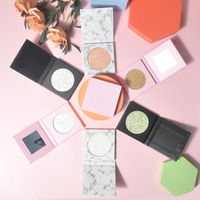 Lilywild vente en gros maquillage pour les yeux pressé surligneur Palette rose maquillage visage paillettes Pigment crémeux Gel surligneur pour le visage