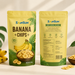 Sacs refermables en plastique avec fermeture éclair, imprimés sur mesure, de qualité alimentaire, mats, imperméables, pour l'emballage des fruits secs - Product Image 1