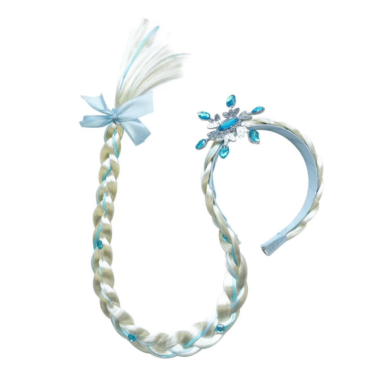 Ice and snow queen style blue
