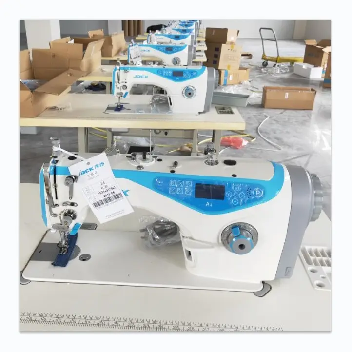 Automatic Jack A4 Electronic Flatbed Lockstitch Machine High Speed Used Industrial Sewing Machine