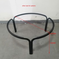 Bas prix pieds de table en métal basse pied de meuble base de table basse ronde en métal marbré