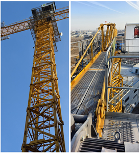 Grúa Torre Móvil de 8T JHT6515N-8 con Control Remoto, Engranajes y Motor, Alto Momento de Carga, 65m de Altura de Elevación, en Venta - Product Image 6