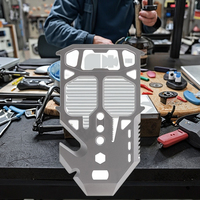 Vente chaude Couteau Explosif Edc Outil En Acier Inoxydable Survie En Plein Air Outil Multifonctionnel Portable Personnalisé CNC Pièces