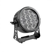 Projecteur PAR 12x15W IP65 étanche 6-en-1 RGBWAUV avec batterie rechargeable pour événements extérieurs