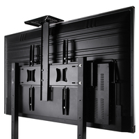 65 pulgadas inteligente interactivo pizarra para la reunión y enseñanza habitación Full HD Panel plano con rodando soporte de TV