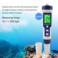 Stylo de testeur de qualité de l'eau industrielle EZ-9909A 5 en 1 moniteur de détecteur de haute qualité PH/EC/TDS/Temp/conductivité pour la mesure de pureté