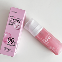 Sérum à bulles de collagène rose R PDRN | Sérum raffermissant Bubble-to-Glow avec PDRN et collagène | Micro-bulles pour la réparation anti-âge K-Beauty