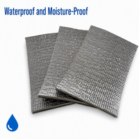 Feuille de mousse XPE en aluminium sur mesure OEM, isolation réfléchissante, insonorisation, protection contre l'humidité, vente en gros, matériau en mousse pour la construction et le CVC