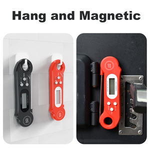 Kostenloses Muster Küchenzubehör Schnelllesendes Digitales Fleisch-Kochthermometer mit Klappsonde Grillthermometer - Product Image 3