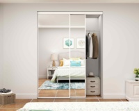 Porte coulissante miroir pour armoire, porte de placard miroir