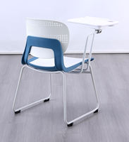 Chaise de bureau ergonomique moderne en mousse à mémoire de forme, tissu en maille polyester résistant à l'usure, accoudoirs réglables pour la maison, le bureau et l'école