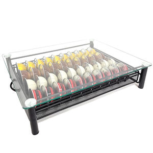 Soporte para cajón Nespresso <span class=keywords><strong>Vertuo</strong></span> y <span class=keywords><strong>Dolce</strong></span> <span class=keywords><strong>Gusto</strong></span>, cristal templado, tapa para Cápsula de café, Compatible con 40 - Product Image 4