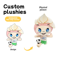 Mascottes sportives personnalisées, figurines de football en peluche, informations sur les événements/éléments personnalisables et autres articles de sport.