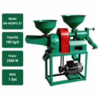 Machine à moudre le riz et le maïs portable, équipement de décorticage de céréales motorisé, décortiqueuse de riz, égreneuse de maïs, éplucheuse pour usage domestique et agricole