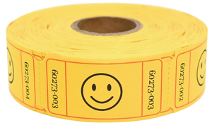 Boletos de Rifa de 1x2 Pulgadas en Colores Surtidos, Numerados Consecutivamente para Eventos y Sorteos - Product Image 6