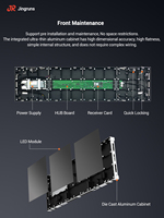 OEM ODM Écran LED géant intérieur fixe GOB P1.25 P1.56 P1.95 P2.5 Panneau d'affichage numérique 3D Panneau mural vidéo pour grand magasin
