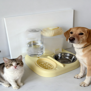 Ciotola 2-in-1 per Cani e Gatti, Dispenser d'Acqua e Ciotola per Cibo in Plastica, Fornitura Diretta dalla Fabbrica - Product Image 5