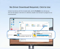 Câble de copie de données USB 3.0 DYTECH 27A7 personnalisé, câble d'extension PC-PC avec blindage double tressé et partage clavier/souris