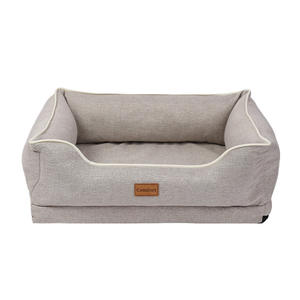 Luxe orthopedisch traagschuim hondenbed met aangepast logo, rechthoekige hondenbank, comfort voor alle seizoenen, klassiek antislip - Product Image 6