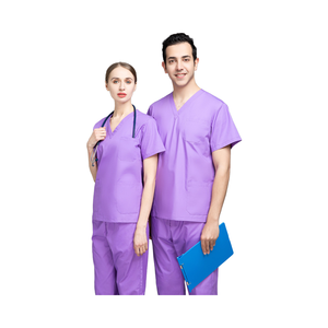Uniforme Médico Transpirable para Enfermeras, Esteticistas y Dentistas, Uniforme de Hospital Blanco con Logotipo Personalizado, Uniforme Médico Unisex Recto - Product Image 2